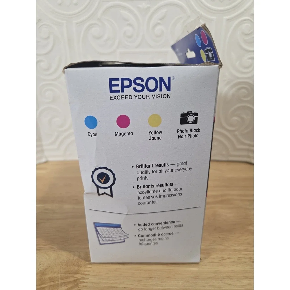Epson 512 Ink Bottle 4-Pack for ET-7700 ET-7750 Genuine New Sealed Exp 10/2026